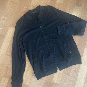 Robert Barakett Mens L Black full zip jacket new without tags